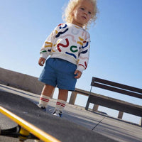 BABIES' FLEECE SWEATSHIRT - MULTICOLOUR