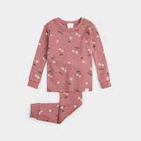 Cherry Print on Jazzberry Ground PJ Set