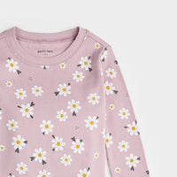 Daisy Print on Mauve PJ Set