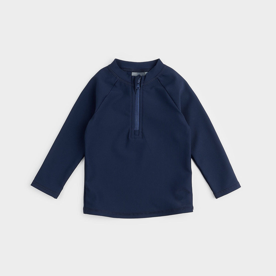 Long-Sleeve Navy Ribbed Rashguard