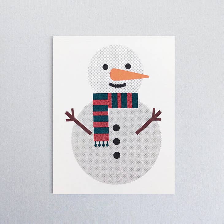 Snowman Mini Card