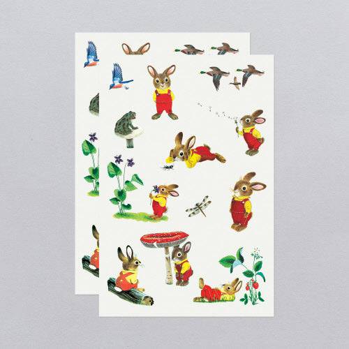 I Am A Bunny Richard Scarry Temporary Tattoo Sheets