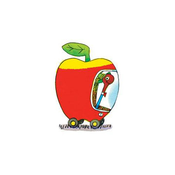 Lowly Apple Car Richard Scarry Tattoo Pair