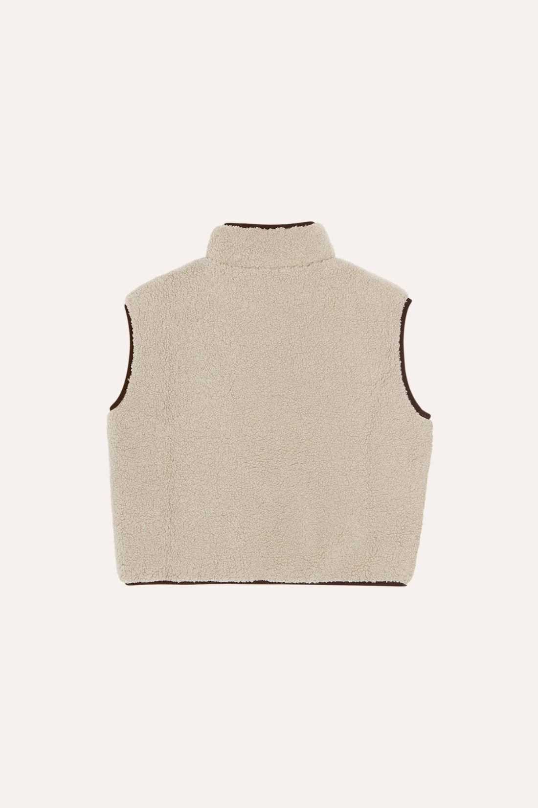 Ecru Teddy Vest