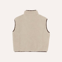 Ecru Teddy Vest