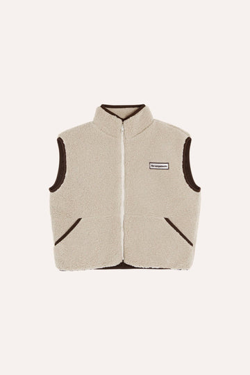 Ecru Teddy Vest