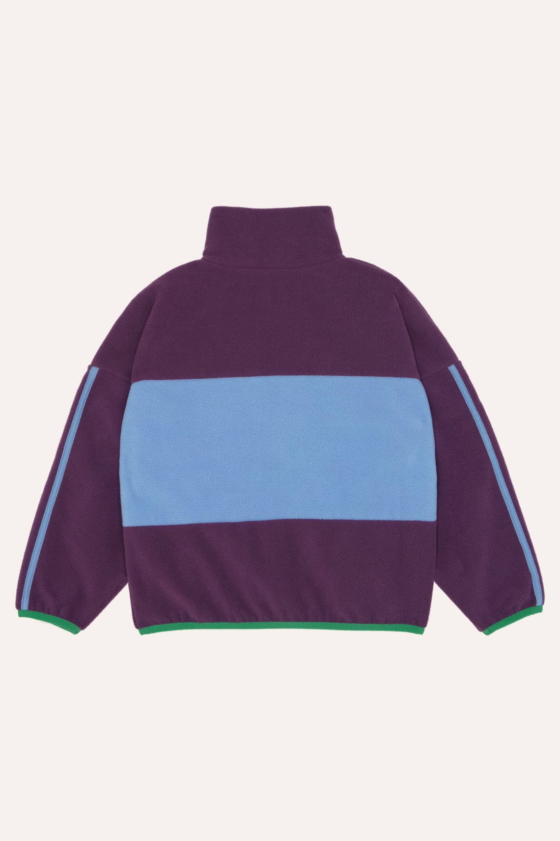 Purple Polar Zipped Sweatshirt