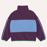 Purple Polar Zipped Sweatshirt