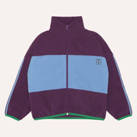 Purple Polar Zipped Sweatshirt