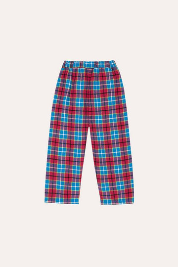 RED & BLUE CHECKED TROUSERS