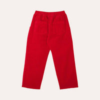 RED CORDUROY TROUSERS