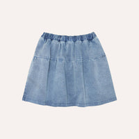 BLUE WASHED SKIRT