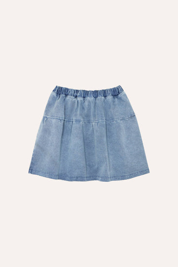 BLUE WASHED SKIRT