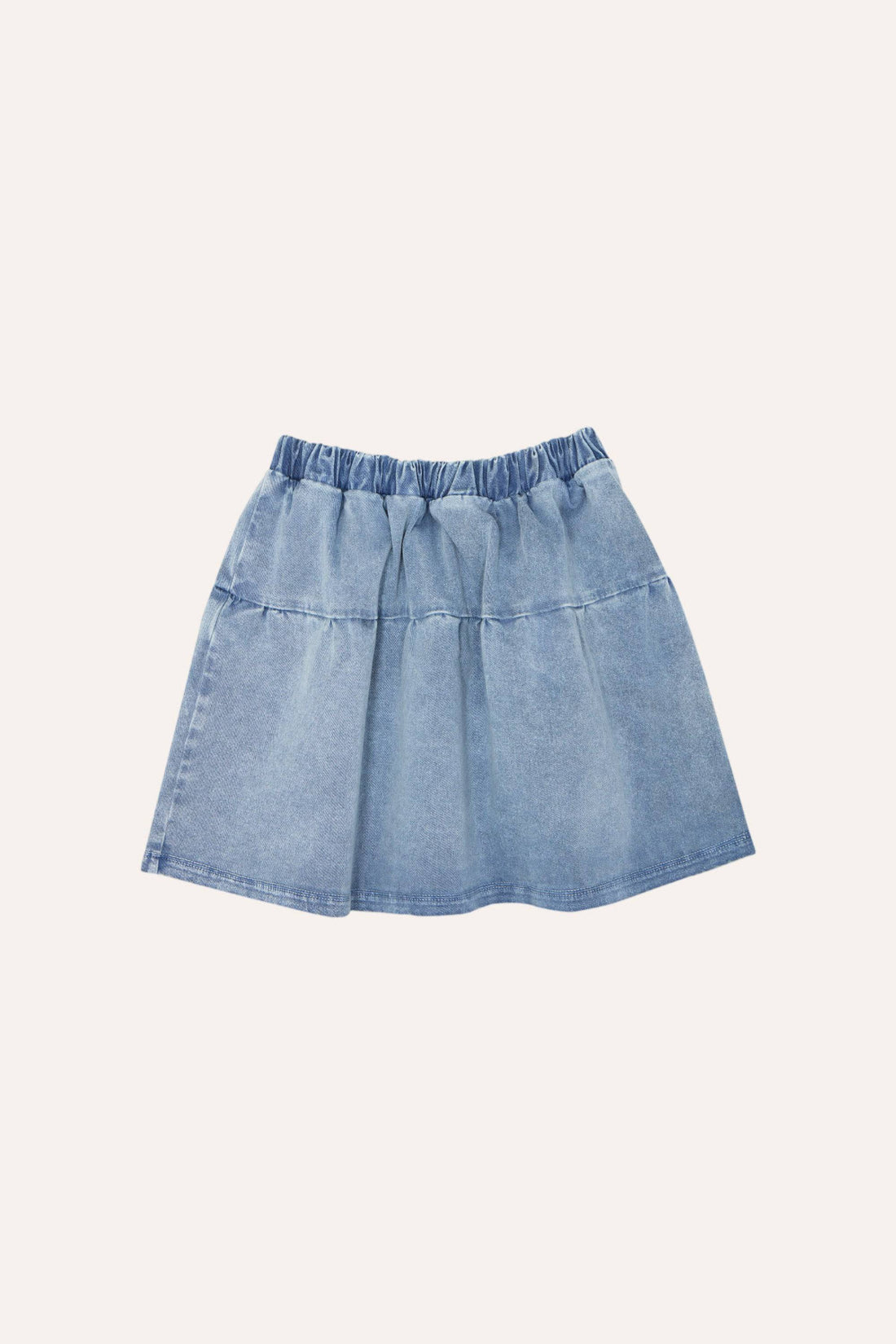 BLUE WASHED SKIRT