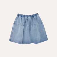 BLUE WASHED SKIRT