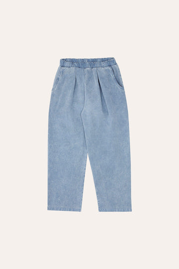 Washed Blue Kids Trousers