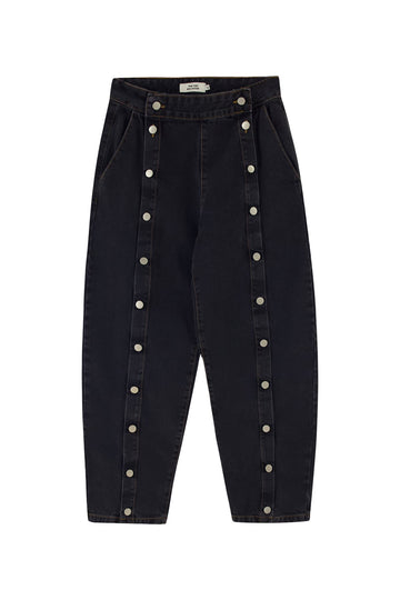 Denim Buttons Trousers