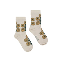 Aster Medium Socks - Vanilla