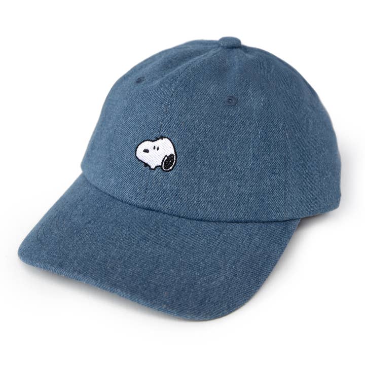 3P4 X Peanuts® - Snoopy Embroidered Denim Dad Hat