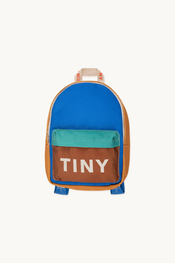 Color Block Backpack - Blue/Emerald