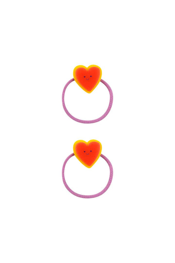 Tiny Heart Hair Elastic Set