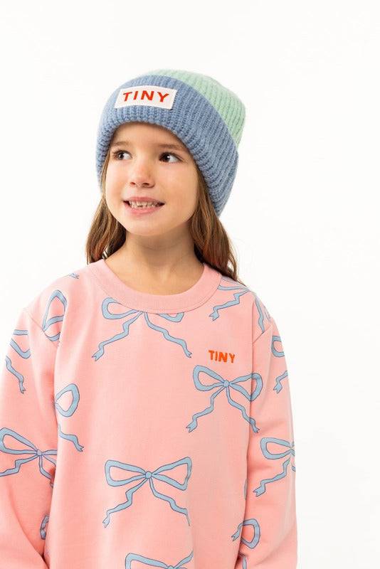 Bows Sweatshirt - Peach