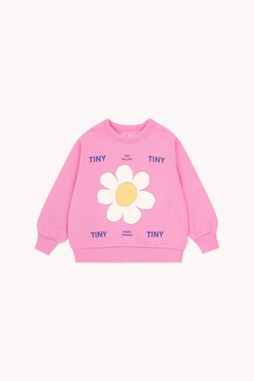 Daisy Sweatshirt - Cool Pink