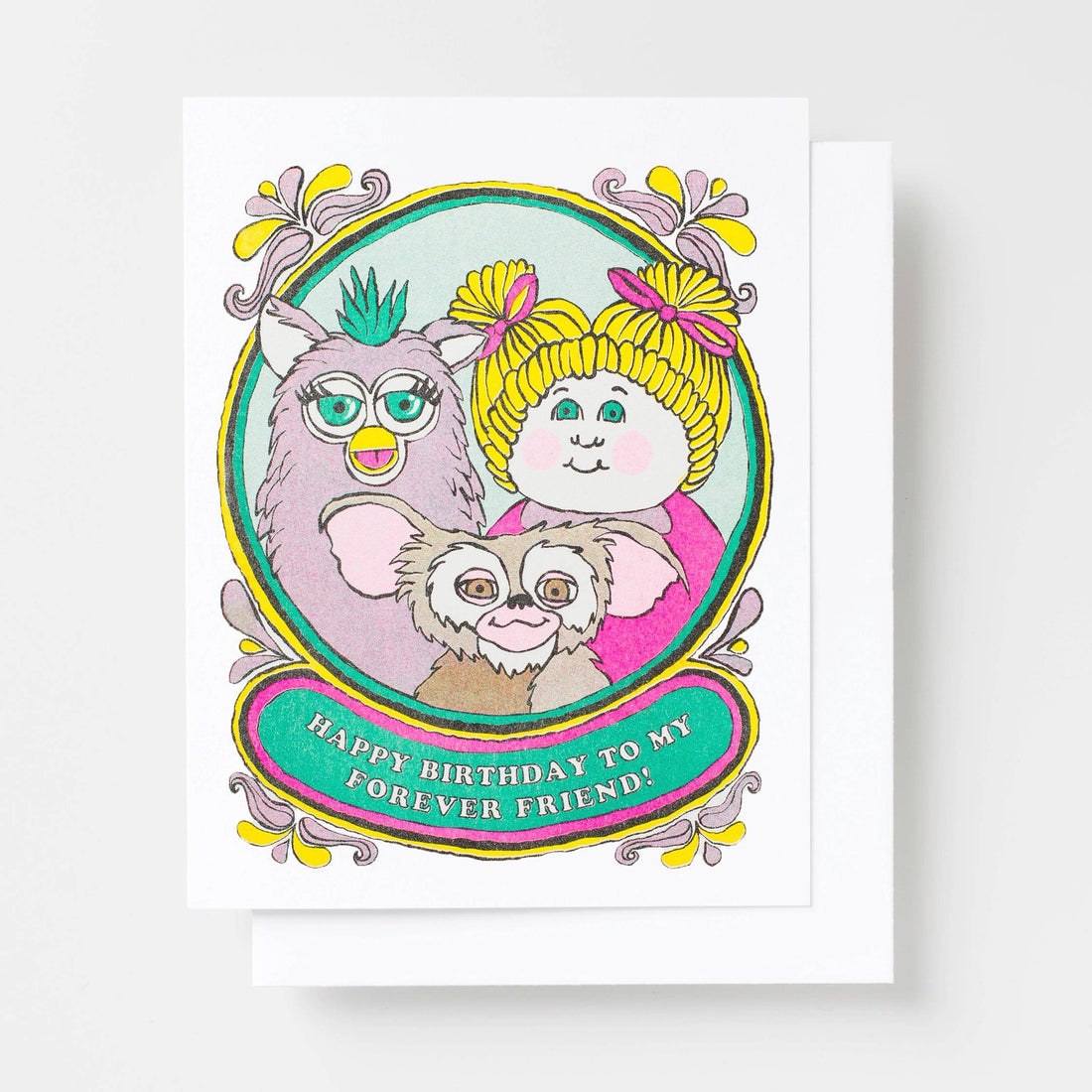 Happy Birthday Forever Friend Greeting Card