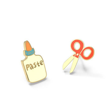 Paste and Scissors Earrings