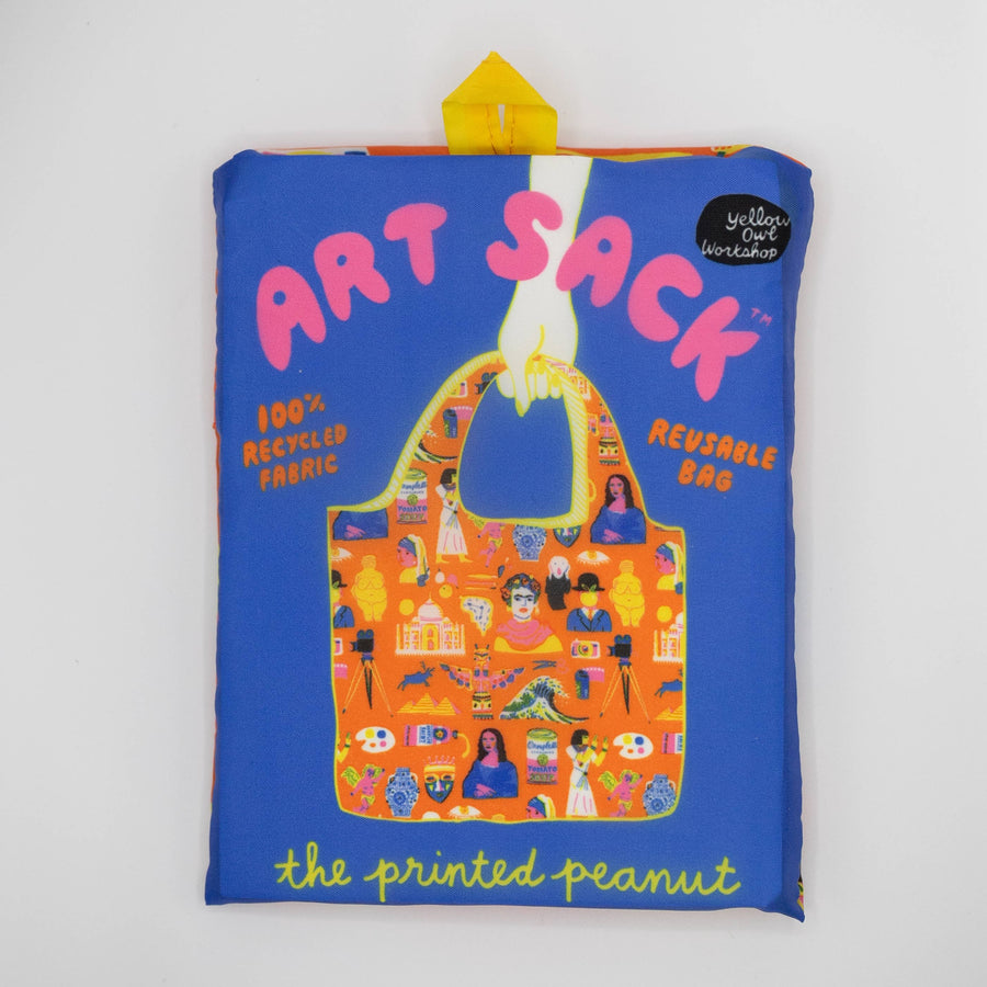 Art Sack - Printed Peanut Art History