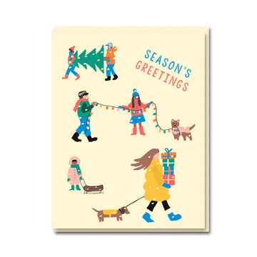 Season's Greetings Holiday Card - Parkette.